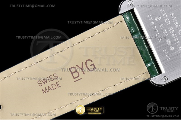 Cartier DR공장 까르띠에 탱크 머스트 라지 그린다이얼 악어스트랩 Cartier Tank Must SS_LE Green DRF Swiss Qtz 레플리카 14번 이미지 - 시계 | 세미샵 레플리카 사이트