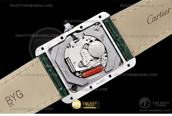 Cartier DR공장 까르띠에 탱크 머스트 라지 그린다이얼 악어스트랩 Cartier Tank Must SS_LE Green DRF Swiss Qtz 레플리카 15번 이미지 - 시계 | 세미샵 레플리카 사이트