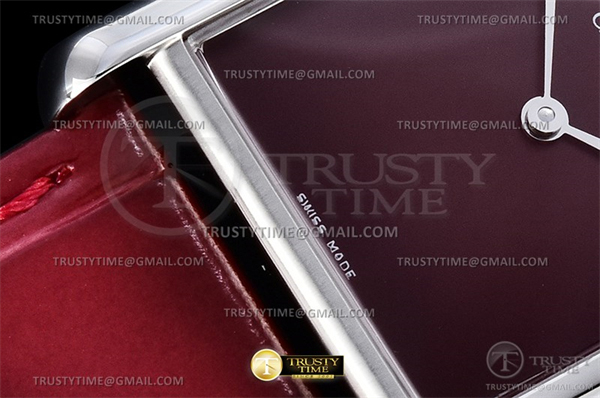 Cartier DR공장 까르띠에 탱크 머스트 라지 레드다이얼 악어스트랩 Cartier Tank Must SS_LE Red DRF Swiss Qtz 레플리카 6번 이미지 - 시계 | 세미샵 레플리카 사이트