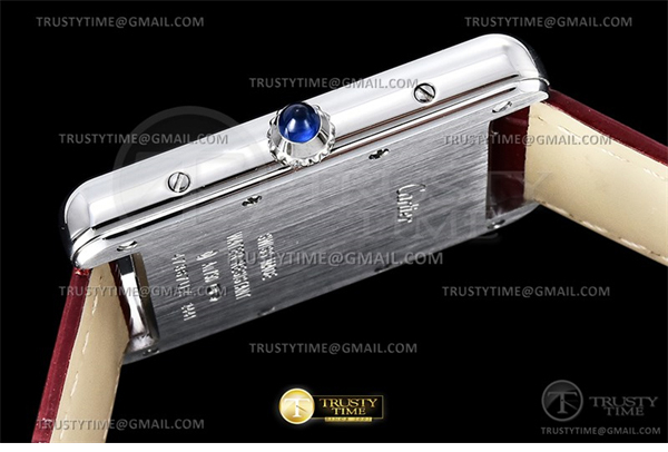 Cartier DR공장 까르띠에 탱크 머스트 라지 레드다이얼 악어스트랩 Cartier Tank Must SS_LE Red DRF Swiss Qtz 레플리카 11번 이미지 - 시계 | 세미샵 레플리카 사이트