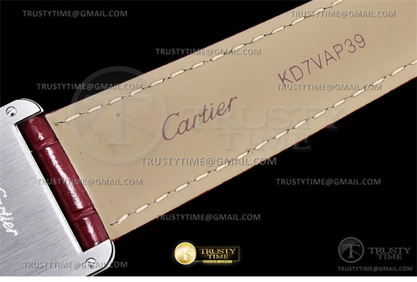 Cartier DR공장 까르띠에 탱크 머스트 라지 레드다이얼 악어스트랩 Cartier Tank Must SS_LE Red DRF Swiss Qtz 레플리카 13번 이미지 - 시계 | 세미샵 레플리카 사이트