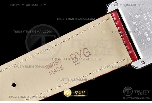 Cartier DR공장 까르띠에 탱크 머스트 라지 레드다이얼 악어스트랩 Cartier Tank Must SS_LE Red DRF Swiss Qtz 레플리카 14번 이미지 - 시계 | 세미샵 레플리카 사이트