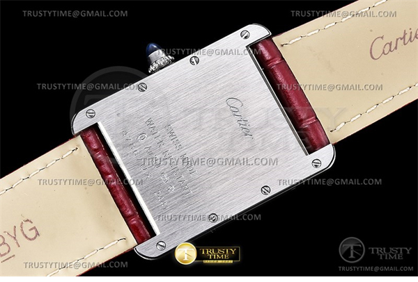 Cartier DR공장 까르띠에 탱크 머스트 라지 레드다이얼 악어스트랩 Cartier Tank Must SS_LE Red DRF Swiss Qtz 레플리카 15번 이미지 - 시계 | 세미샵 레플리카 사이트