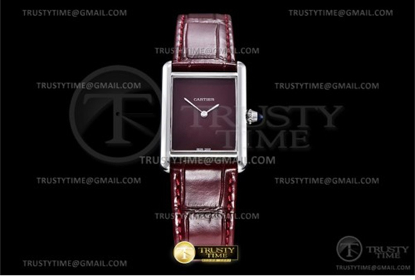 Cartier DR공장 까르띠에 탱크 머스트 라지 레드다이얼 악어스트랩 Cartier Tank Must SS_LE Red DRF Swiss Qtz 레플리카 19번 이미지 - 시계 | 세미샵 레플리카 사이트