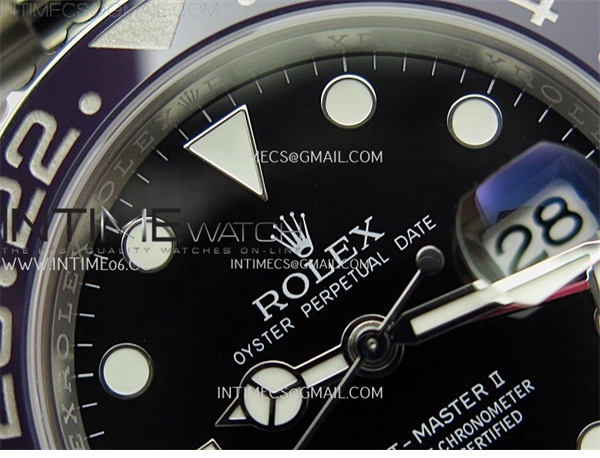 Rolex APS공장 롤렉스 GMT마스터2 BLRO 레드앤블루베젤 오이스터브레이슬릿 GMT-Master II 126710 BLRO Red_Blue Ceramic 904L SS APSF 1_1 Best Edition Blue Dial On Oyster Bracelet VR3285 CHS 레플리카 7번 이미지 - 시계 | 세미샵 레플리카 사이트
