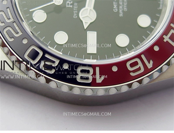 Rolex APS공장 롤렉스 GMT마스터2 BLRO 레드앤블루베젤 오이스터브레이슬릿 GMT-Master II 126710 BLRO Red_Blue Ceramic 904L SS APSF 1_1 Best Edition Blue Dial On Oyster Bracelet VR3285 CHS 레플리카 9번 이미지 - 시계 | 세미샵 레플리카 사이트