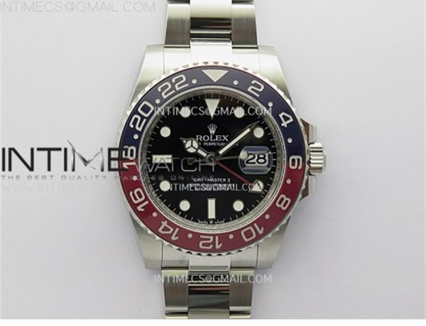 Rolex APS공장 롤렉스 GMT마스터2 BLRO 레드앤블루베젤 오이스터브레이슬릿 GMT-Master II 126710 BLRO Red_Blue Ceramic 904L SS APSF 1_1 Best Edition Blue Dial On Oyster Bracelet VR3285 CHS 레플리카 37번 이미지 - 시계 | 세미샵 레플리카 사이트