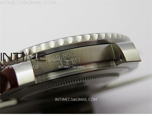 Rolex APS공장 롤렉스 GMT마스터2 GRNR 블랙다이얼 그레이앤블랙베젤 오이스터브레이슬릿 GMT-Master II 126710 GRNR BlackGray Ceramic 904L SS APSF 1：1 Best Edition Black Dial On Oyster Bracelet VR3285 CHS 레플리카 5번 이미지 - 시계 | 세미샵 레플리카 사이트