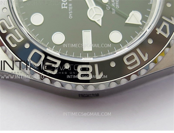 Rolex APS공장 롤렉스 GMT마스터2 GRNR 블랙다이얼 그레이앤블랙베젤 오이스터브레이슬릿 GMT-Master II 126710 GRNR BlackGray Ceramic 904L SS APSF 1：1 Best Edition Black Dial On Oyster Bracelet VR3285 CHS 레플리카 16번 이미지 - 시계 | 세미샵 레플리카 사이트
