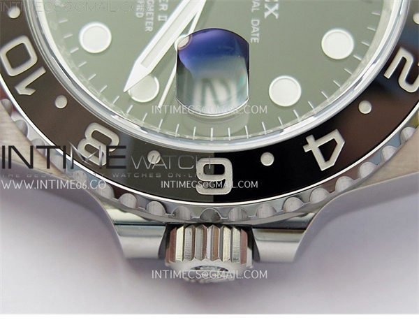 Rolex APS공장 롤렉스 GMT마스터2 GRNR 블랙다이얼 그레이앤블랙베젤 오이스터브레이슬릿 GMT-Master II 126710 GRNR BlackGray Ceramic 904L SS APSF 1：1 Best Edition Black Dial On Oyster Bracelet VR3285 CHS 레플리카 17번 이미지 - 시계 | 세미샵 레플리카 사이트