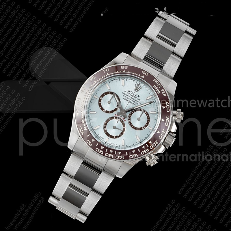 Rolex Clean공장 롤렉스 세라믹 데이토나 아이스다이얼 브레이슬릿 클린공장 Daytona 126506 Clean 1_1 Best Edition 904L Steel Ice Blue Dial Lume Markers on SS Braclet SH4131 레플리카 1번 이미지 - 시계 | 세미샵 레플리카 사이트