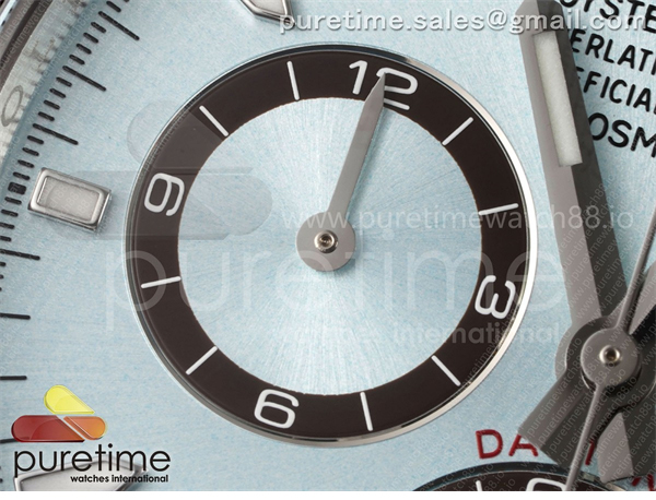 Rolex Clean공장 롤렉스 세라믹 데이토나 아이스다이얼 브레이슬릿 클린공장 Daytona 126506 Clean 1_1 Best Edition 904L Steel Ice Blue Dial Lume Markers on SS Braclet SH4131 레플리카 7번 이미지 - 시계 | 세미샵 레플리카 사이트