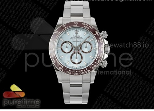 Rolex Clean공장 롤렉스 세라믹 데이토나 아이스다이얼 브레이슬릿 클린공장 Daytona 126506 Clean 1_1 Best Edition 904L Steel Ice Blue Dial Lume Markers on SS Braclet SH4131 레플리카 41번 이미지 - 시계 | 세미샵 레플리카 사이트