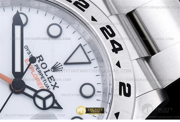 Rolex Clean공장 롤렉스 익스플로러2 화이트다이얼 브레이슬릿 Explorer II 216570 904 SS_SS White Clean DD3285 클린 레플리카 5번 이미지 - 시계 | 세미샵 레플리카 사이트