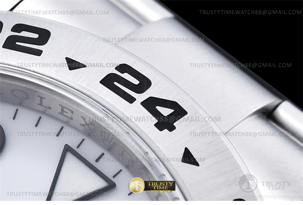 Rolex Clean공장 롤렉스 익스플로러2 화이트다이얼 브레이슬릿 Explorer II 216570 904 SS_SS White Clean DD3285 클린 레플리카 7번 이미지 - 시계 | 세미샵 레플리카 사이트