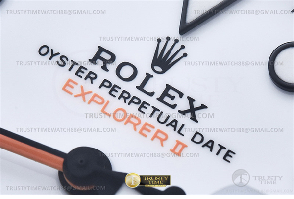 Rolex Clean공장 롤렉스 익스플로러2 화이트다이얼 브레이슬릿 Explorer II 216570 904 SS_SS White Clean DD3285 클린 레플리카 9번 이미지 - 시계 | 세미샵 레플리카 사이트