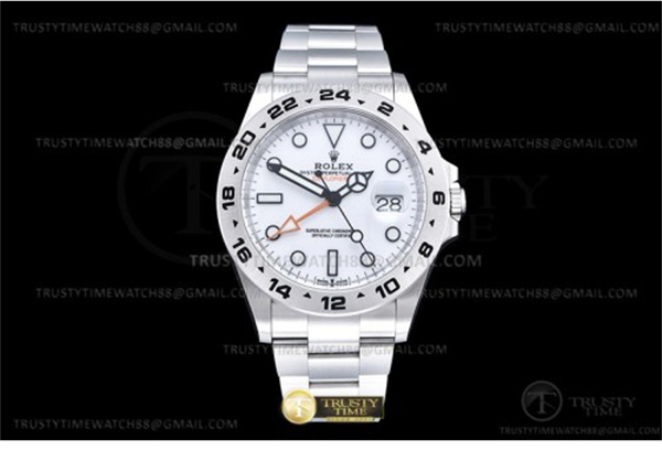 Rolex Clean공장 롤렉스 익스플로러2 화이트다이얼 브레이슬릿 Explorer II 216570 904 SS_SS White Clean DD3285 클린 레플리카 29번 이미지 - 시계 | 세미샵 레플리카 사이트
