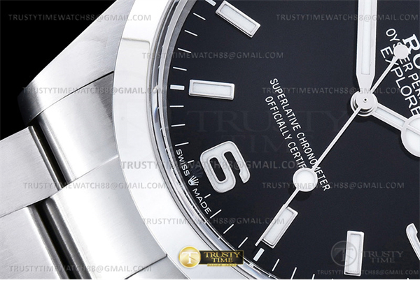 Rolex VS공장 롤렉스 익스플로러 스틸 블랙다이얼 브레이슬릿 Explorer 1 224270 40mm 904L SS_SS Blk VSF VS3230 레플리카 18번 이미지 - 시계 | 세미샵 레플리카 사이트