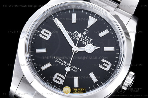 Rolex VS공장 롤렉스 익스플로러 36 신형 124270 스틸 브레이슬릿 Explorer 1 124270 36mm 904L SS_SS Blk VSF VS3230 레플리카 12번 이미지 - 시계 | 세미샵 레플리카 사이트