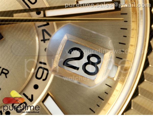 Rolex ZF공장 롤렉스 스카이드웰러 옐로우골드금통 샴페인다이얼 러버스트랩 텅스텐 Skydweller 336238 YG_RU Gold ZF V2 Asia 2824 레플리카 5번 이미지 - 시계 | 세미샵 레플리카 사이트