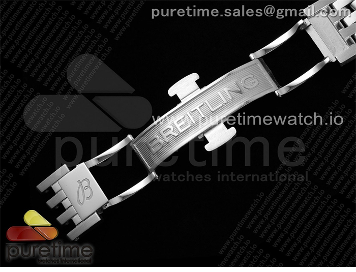 Breitling TF공장 브라이틀링 내비타이머 41미리 스틸 블루다이얼 브레이슬릿 Navitimer Automatic 41mm SS TF 1_1 Best Edition Blue Dial on SS Bracelet A2824 레플리카 31번 이미지 - 시계 | 세미샵 레플리카 사이트