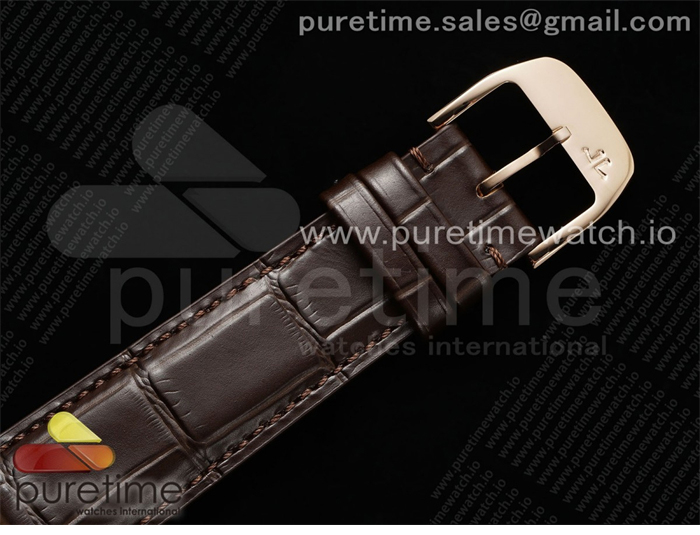 Jaeger Le Coultre APS공장 예거르쿨트르 마스터 울트라씬 문페이즈 로즈골드금통 화이트다이얼 브라운가죽스트랩 Master Ultra Thin Moon RG APSF 1_1 Best Edition White Dial on Brown Leather Strap SA925 Super Clone 레플리카 6번 이미지 - 시계 | 세미샵 레플리카 사이트