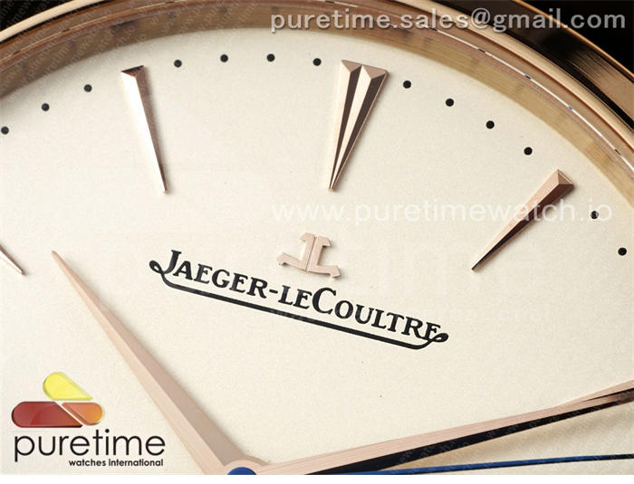 Jaeger Le Coultre APS공장 예거르쿨트르 마스터 울트라씬 문페이즈 로즈골드금통 화이트다이얼 브라운가죽스트랩 Master Ultra Thin Moon RG APSF 1_1 Best Edition White Dial on Brown Leather Strap SA925 Super Clone 레플리카 13번 이미지 - 시계 | 세미샵 레플리카 사이트