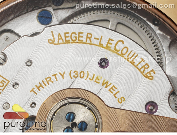 Jaeger Le Coultre APS공장 예거르쿨트르 마스터 울트라씬 문페이즈 로즈골드금통 화이트다이얼 브라운가죽스트랩 Master Ultra Thin Moon RG APSF 1_1 Best Edition White Dial on Brown Leather Strap SA925 Super Clone 레플리카 26번 이미지 - 시계 | 세미샵 레플리카 사이트