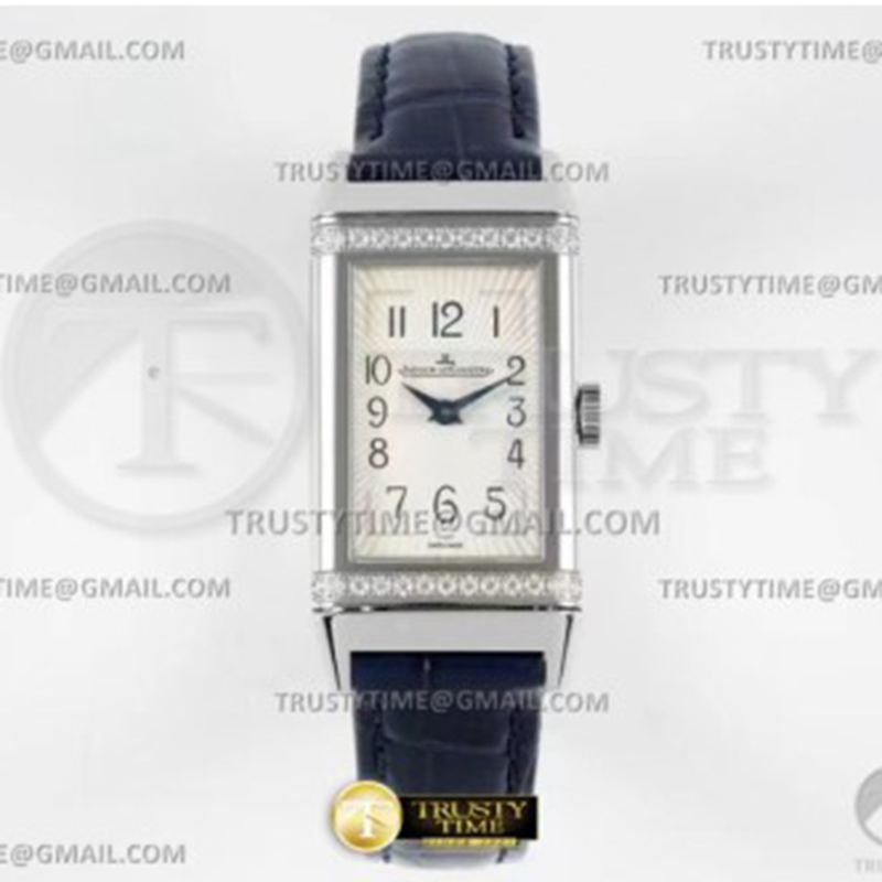 Jaeger Le Coultre IMF공장 예거르쿨트르 리베르소 원 3288560 다이아몬드파베케이스 화이트다이얼 블루스트랩 Reverso One Ref 3288420 Dia SS_LE Wht IMF Swiss Qtz 레플리카 1번 이미지 - 시계 | 세미샵 레플리카 사이트