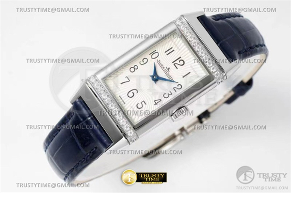 Jaeger Le Coultre IMF공장 예거르쿨트르 리베르소 원 3288560 다이아몬드파베케이스 화이트다이얼 블루스트랩 Reverso One Ref 3288420 Dia SS_LE Wht IMF Swiss Qtz 레플리카 3번 이미지 - 시계 | 세미샵 레플리카 사이트