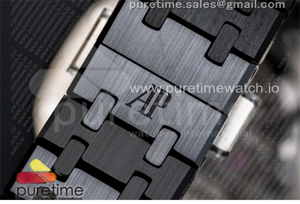 Audemars Piguet APS공장 오데마피게 로얄오크 크로노그래프 풀세라믹 블랙다이얼 브레이슬릿 Royal Oak Chrono 26240 Black Ceramic APSF 1_1 Best Edition on Ceramic Bracelet SA4401 Super Clone 레플리카 12번 이미지 - 시계 | 세미샵 레플리카 사이트