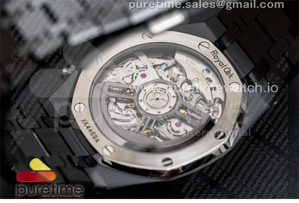 Audemars Piguet APS공장 오데마피게 로얄오크 크로노그래프 풀세라믹 블랙다이얼 브레이슬릿 Royal Oak Chrono 26240 Black Ceramic APSF 1_1 Best Edition on Ceramic Bracelet SA4401 Super Clone 레플리카 14번 이미지 - 시계 | 세미샵 레플리카 사이트