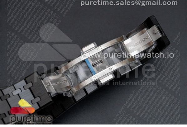 Audemars Piguet APS공장 오데마피게 로얄오크 크로노그래프 풀세라믹 블랙다이얼 브레이슬릿 Royal Oak Chrono 26240 Black Ceramic APSF 1_1 Best Edition on Ceramic Bracelet SA4401 Super Clone 레플리카 15번 이미지 - 시계 | 세미샵 레플리카 사이트