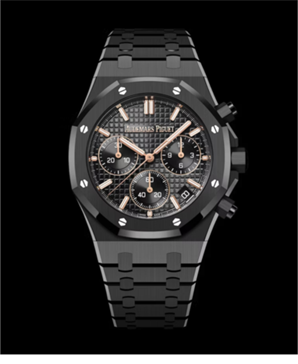 Audemars Piguet APS공장 오데마피게 로얄오크 크로노그래프 풀세라믹 블랙다이얼 브레이슬릿 Royal Oak Chrono 26240 Black Ceramic APSF 1_1 Best Edition on Ceramic Bracelet SA4401 Super Clone 레플리카 16번 이미지 - 시계 | 세미샵 레플리카 사이트