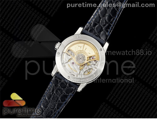 Audemars Piguet APS공장 오데마피게 로얄오크 15210 CODE 11.59 스틸 블루다이얼 블루가죽스트랩 Code 11.59 SS 15210 APSF 1_1 Best Edition Blue Dial on Blue Leather Strap SA4302 Super Clone 레플리카 11번 이미지 - 시계 | 세미샵 레플리카 사이트