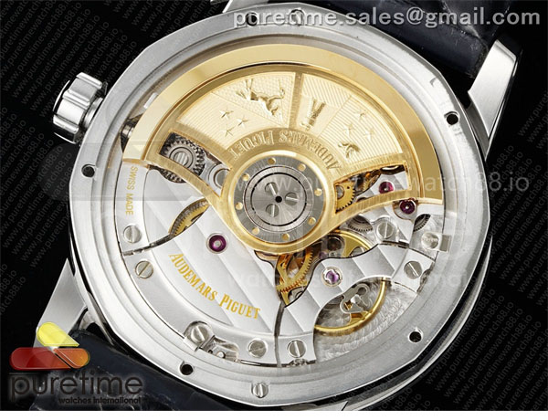 Audemars Piguet APS공장 오데마피게 로얄오크 15210 CODE 11.59 스틸 블루다이얼 블루가죽스트랩 Code 11.59 SS 15210 APSF 1_1 Best Edition Blue Dial on Blue Leather Strap SA4302 Super Clone 레플리카 15번 이미지 - 시계 | 세미샵 레플리카 사이트