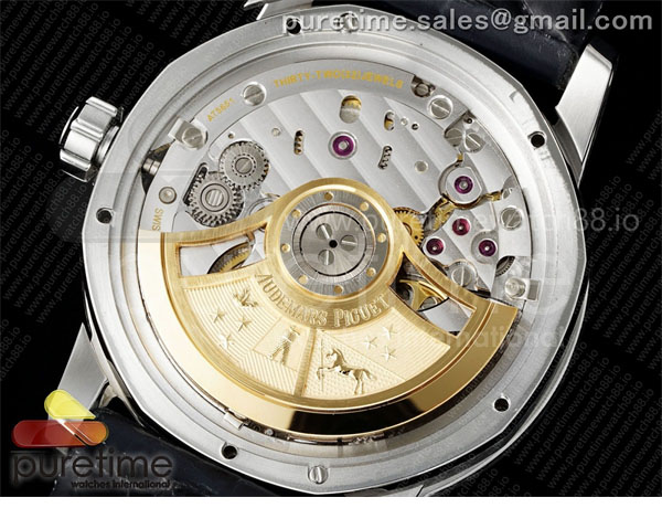 Audemars Piguet APS공장 오데마피게 로얄오크 15210 CODE 11.59 스틸 블루다이얼 블루가죽스트랩 Code 11.59 SS 15210 APSF 1_1 Best Edition Blue Dial on Blue Leather Strap SA4302 Super Clone 레플리카 16번 이미지 - 시계 | 세미샵 레플리카 사이트