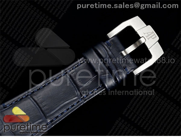 Audemars Piguet APS공장 오데마피게 로얄오크 15210 CODE 11.59 스틸 블루다이얼 블루가죽스트랩 Code 11.59 SS 15210 APSF 1_1 Best Edition Blue Dial on Blue Leather Strap SA4302 Super Clone 레플리카 29번 이미지 - 시계 | 세미샵 레플리카 사이트