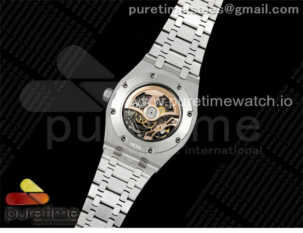 Audemars Piguet THB공장 오데마피게 로얄오크 41 오픈워크 15407 스틸 스켈레톤다이얼 브레이슬릿 Royal Oak 41mm Openworked 15407 SS THBF 1_1 Best Edition on SS Bracelet SA3132 V2 레플리카 14번 이미지 - 시계 | 세미샵 레플리카 사이트