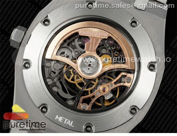 Audemars Piguet THB공장 오데마피게 로얄오크 41 오픈워크 15407 스틸 스켈레톤다이얼 브레이슬릿 Royal Oak 41mm Openworked 15407 SS THBF 1_1 Best Edition on SS Bracelet SA3132 V2 레플리카 16번 이미지 - 시계 | 세미샵 레플리카 사이트