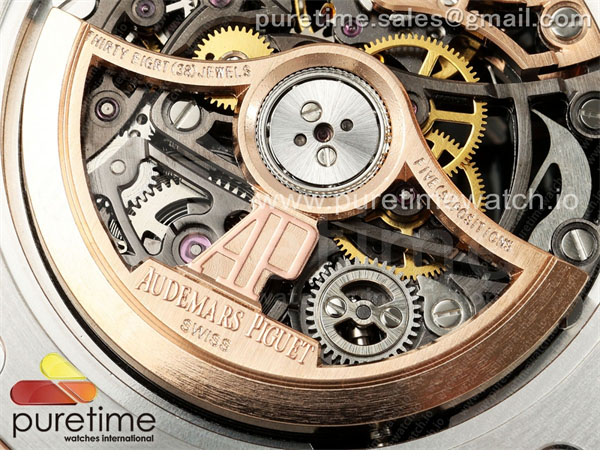 Audemars Piguet THB공장 오데마피게 로얄오크 41 오픈워크 15407 스틸 스켈레톤다이얼 브레이슬릿 Royal Oak 41mm Openworked 15407 SS THBF 1_1 Best Edition on SS Bracelet SA3132 V2 레플리카 18번 이미지 - 시계 | 세미샵 레플리카 사이트