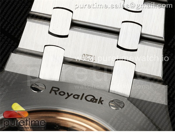 Audemars Piguet THB공장 오데마피게 로얄오크 41 오픈워크 15407 스틸 스켈레톤다이얼 브레이슬릿 Royal Oak 41mm Openworked 15407 SS THBF 1_1 Best Edition on SS Bracelet SA3132 V2 레플리카 25번 이미지 - 시계 | 세미샵 레플리카 사이트