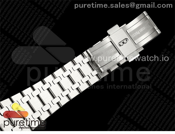 Audemars Piguet THB공장 오데마피게 로얄오크 41 오픈워크 15407 스틸 스켈레톤다이얼 브레이슬릿 Royal Oak 41mm Openworked 15407 SS THBF 1_1 Best Edition on SS Bracelet SA3132 V2 레플리카 30번 이미지 - 시계 | 세미샵 레플리카 사이트