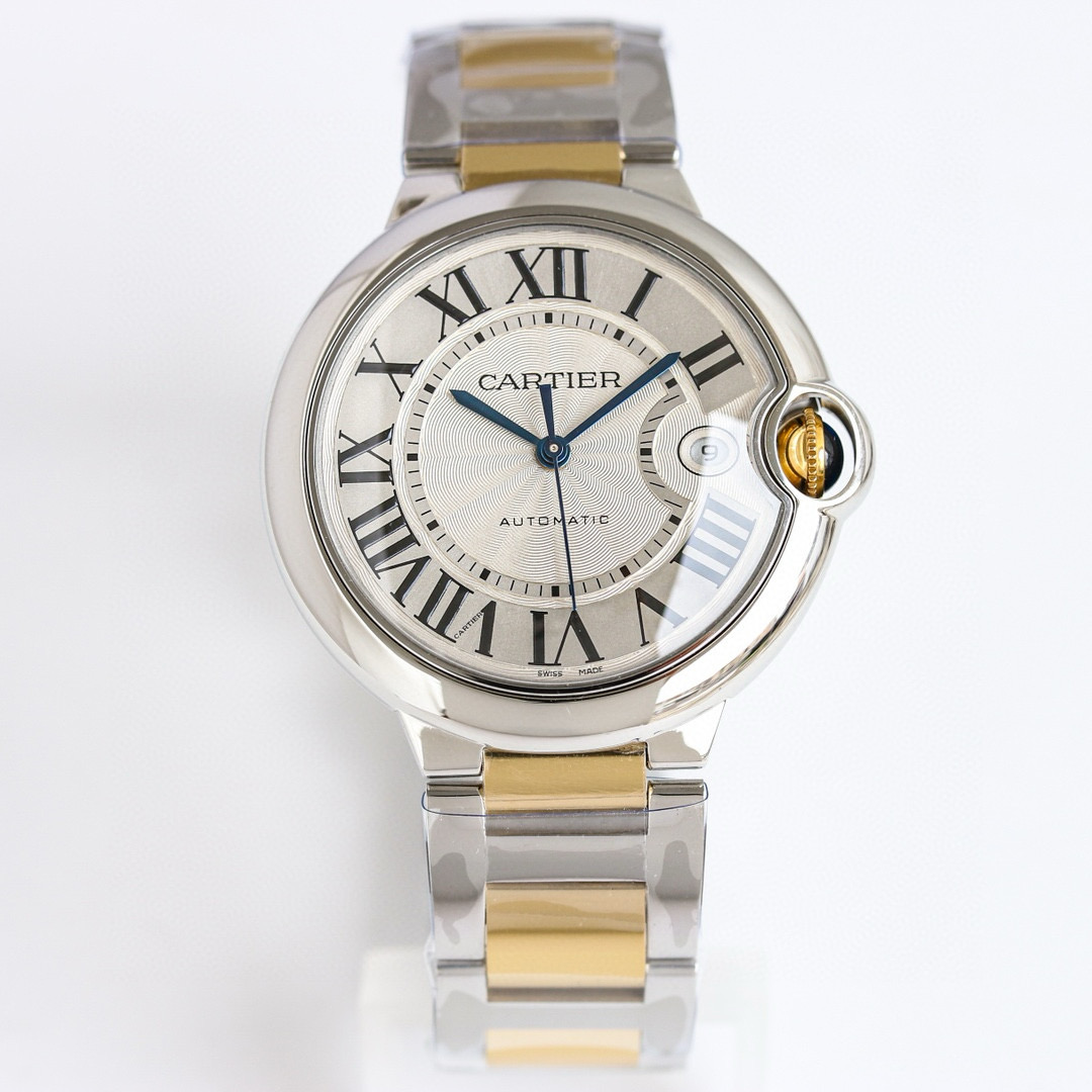 카르티에 까르띠에 발롱 블루 워치 40mm 오토메틱 콤비 W2BB0022 레플리카 4번 이미지 - 시계 | 세미샵 레플리카 사이트