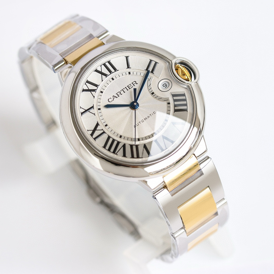 카르티에 까르띠에 발롱 블루 워치 40mm 오토메틱 콤비 W2BB0022 레플리카 3번 이미지 - 시계 | 세미샵 레플리카 사이트