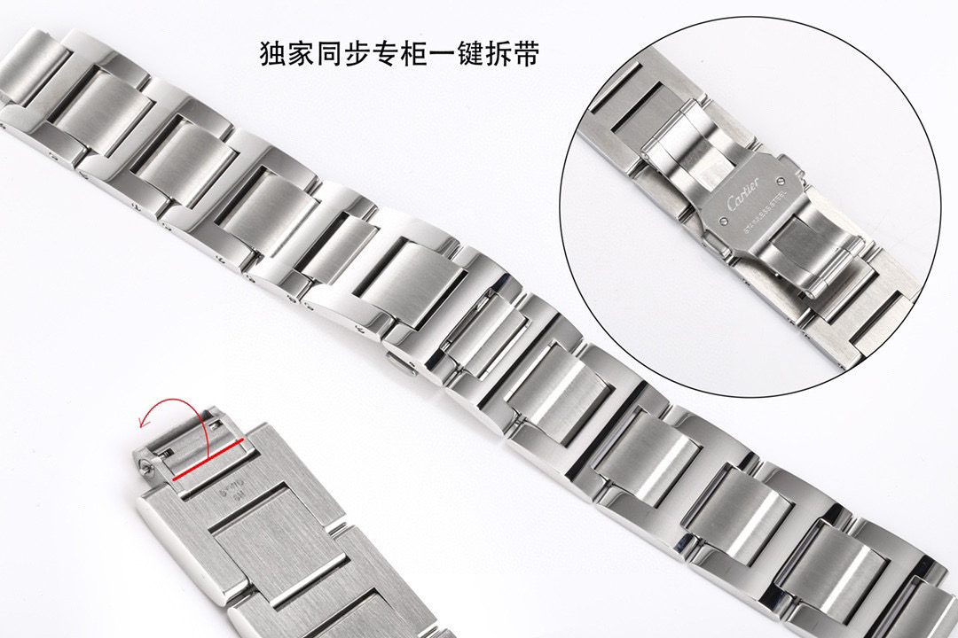 카르티에 까르띠에 발롱 블루 워치 42mm 오토메틱 스틸 WSBB0049 레플리카 6번 이미지 - 시계 | 세미샵 레플리카 사이트