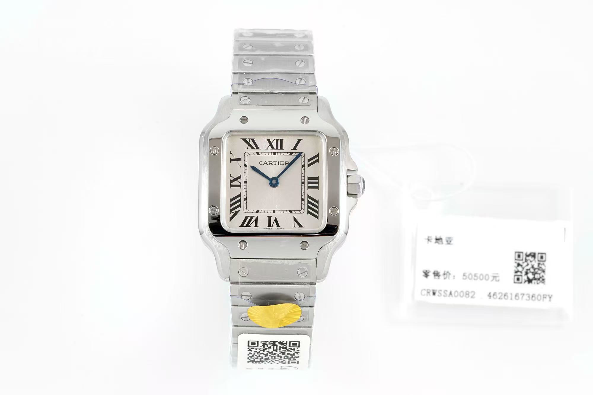 카르티에 카르티에 Santos Ladies 28mm W20056D6 Quartz Silver 레플리카 1번 이미지 - 시계 | 세미샵 레플리카 사이트