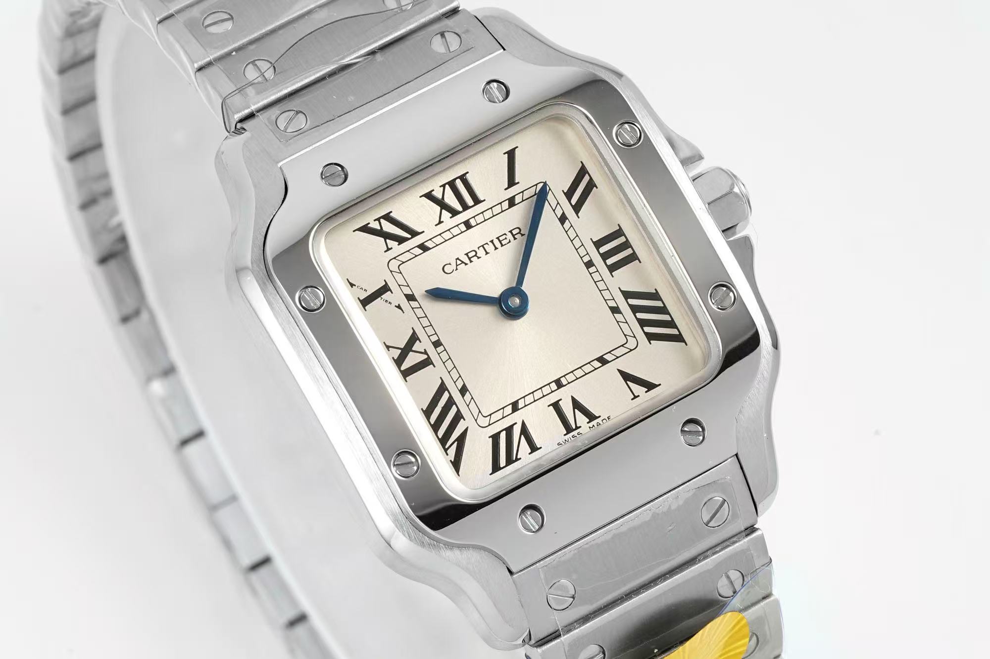 카르티에 카르티에 Santos Ladies 28mm W20056D6 Quartz Silver 레플리카 6번 이미지 - 시계 | 세미샵 레플리카 사이트