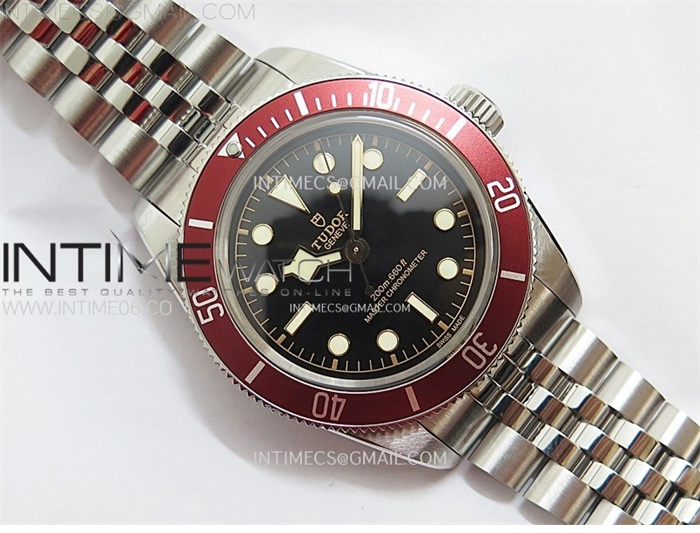 Tudor ZF공장 튜더 헤리티지 블랙베이 41 레드베젤 블랙다이얼 브레이슬릿 Heritage Black Bay M7941A1A0RU-0003 41mm SS ZF 1_1 Best Edition Black Dial Red Bezel on SS Bracelet A2824 레플리카 8번 이미지 - 시계 | 세미샵 레플리카 사이트