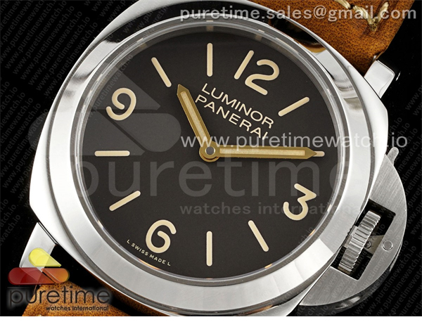 Panerai HW공장 파네라이 루미노르 PAM390 블랙다이얼 브라운스트랩 PAM390 N HWF 1_1 Best Edition Brown Dial on Brown Leather Strap A6497 레플리카 2번 이미지 - 시계 | 세미샵 레플리카 사이트
